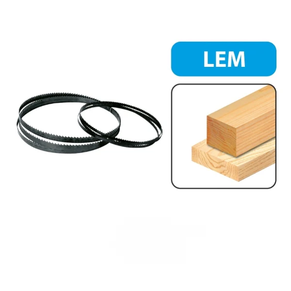 Lame scie à ruban Leman 2490 mm bois